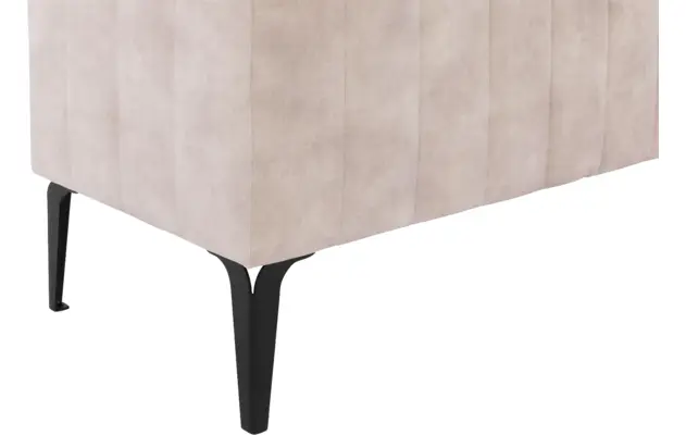 Goossens excellent bedbank attent beige stof - 8235535-{merk}-proefmodel-proefmodel-stof-08